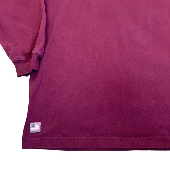 ARIAT Mens Flame Resistant American Raptor Long Sleeve Work T-shirt Burgundy - Picture 15 of 16